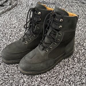 REAX- Mens Black Motorcycle Boots - Size 10.5- Worn once.